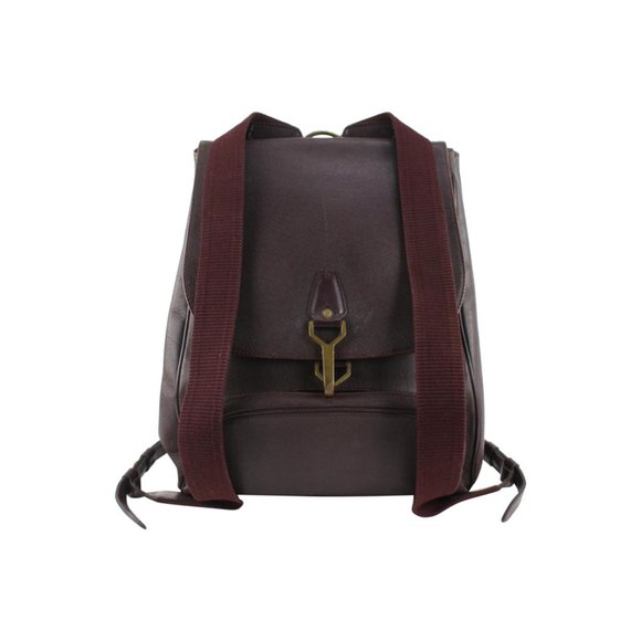 Louis Vuitton Burgundy Taiga Leather Cassiar Backpack 12lv1101 - Picture 1 of 12